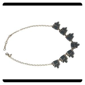 J. Crew statement necklace black